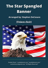 The Star Spangled Banner (Unison choir) Unison choral sheet music cover